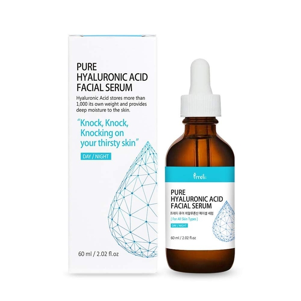 Serum cấp nước căng bóng da PRRETI - pure hyaluronic acid facial
