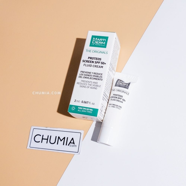 Kem chống nắng MARTI DERM proteos creen spf50+ 2ml (mini)