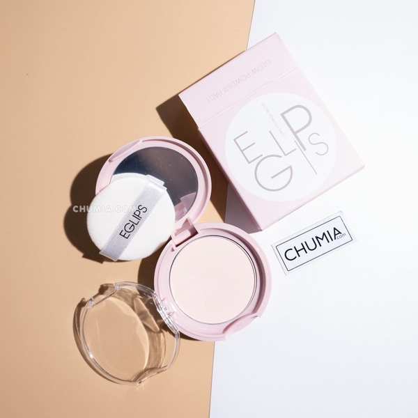 Phấn phủ EGLIPS glow powder pact (hồng)