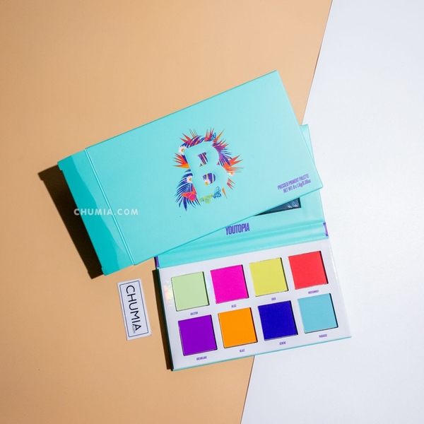 Phấn mắt BEAUTY BAY the youtopia 8 ô (xanh)