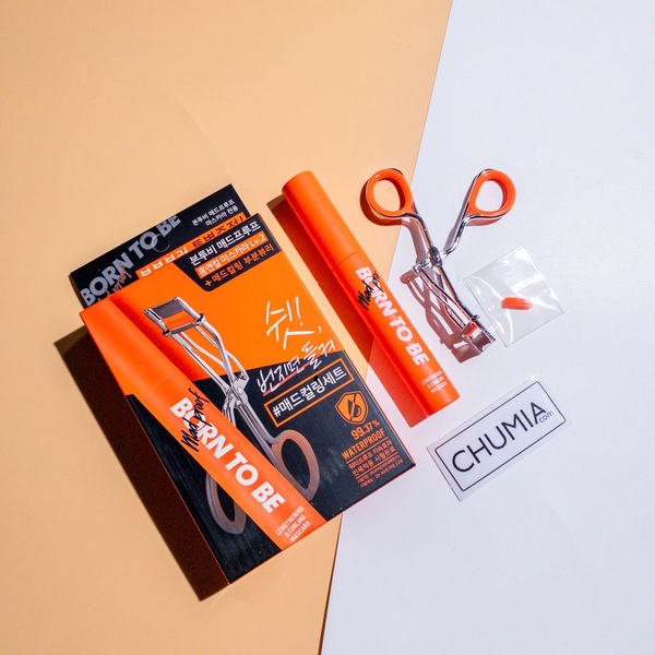 Mascara A PIEU born to be (vỏ đỏ) - set 02 lv 3 (đen dày mi)