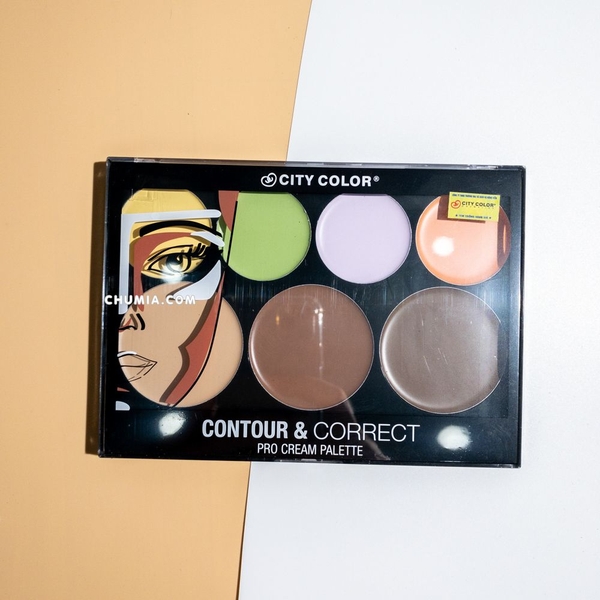 Tạo khối + che khuyết điểm CITY COLOR (bảng 7 ô)