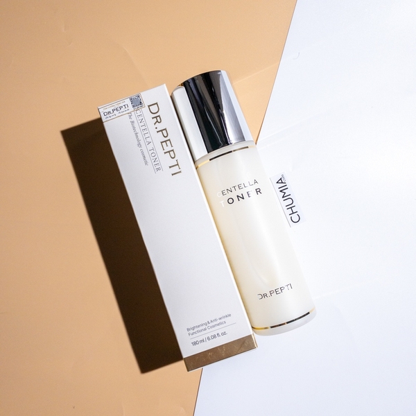 Nước hoa hồng DR.PEPTI centella toner 180ml