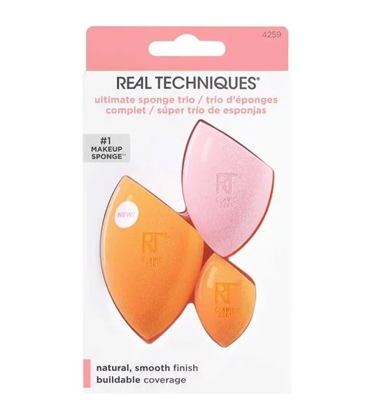 Mút tán nền REAL techniques Ultimate Sponge Trio (set 3 mút)