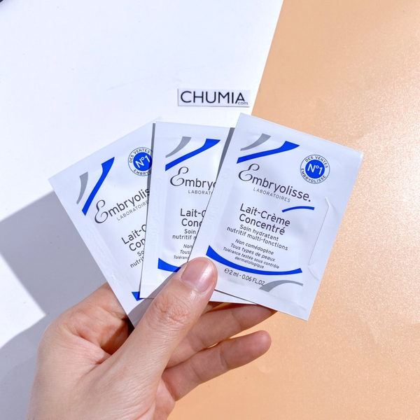 Set 3 sample kem dưỡng EMBRYOLISSE lait-creme Minisize 2ml*3