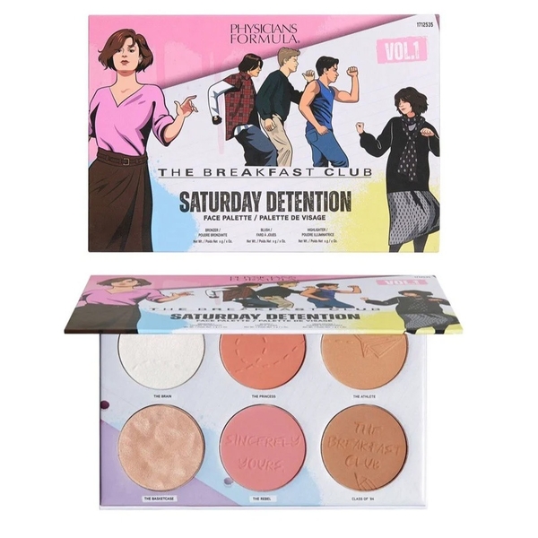 Tạo khối + má hồng PHYSICIANS breakfast club saturday detention face palette - vol.1