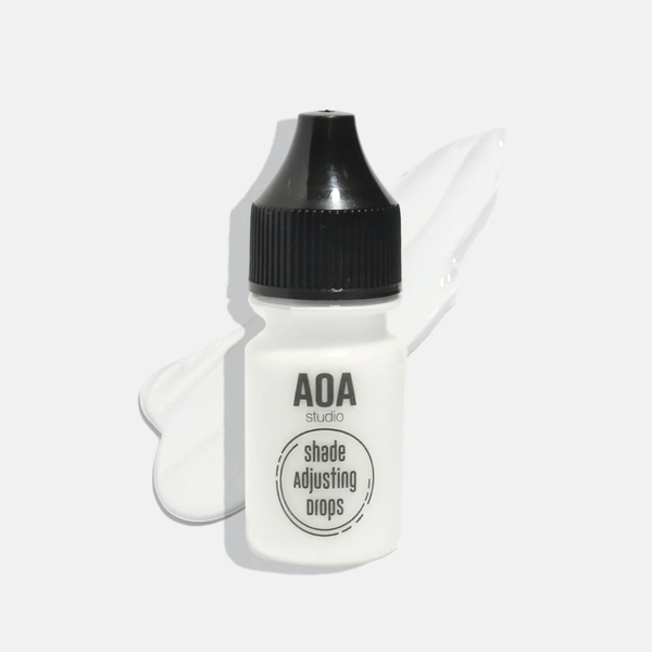 Dung dịch pha nền màu trắng AOA shade adjusting 15ml (nắp đen)