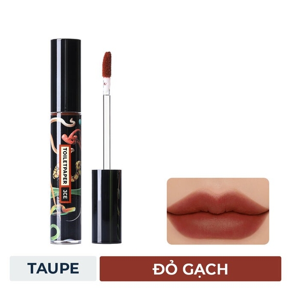 Son 3CE x Toiletpaper velvet lip tint - #taupe
