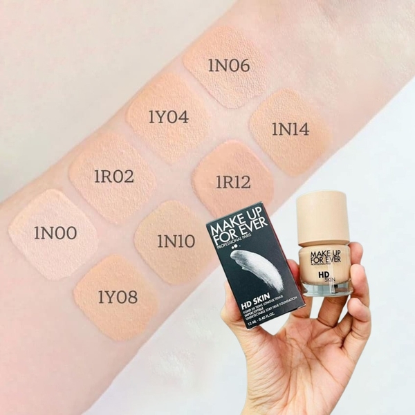 Kem nền MAKE UP for ever hd skin 12ml (mini) - 1R02