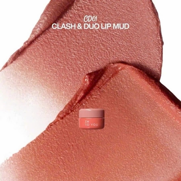 Son hũ INTO YOU clash & duo lip mud (hũ 2 màu) - #CD01