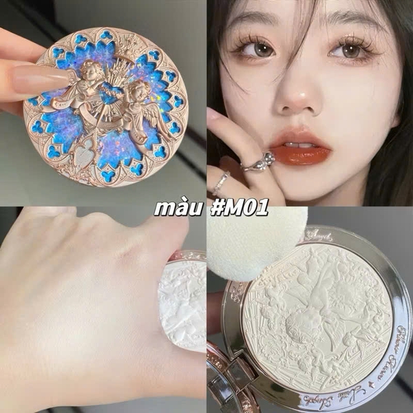 Phủ khối sáng FLOWER KNOWS little angel embossed - #M01