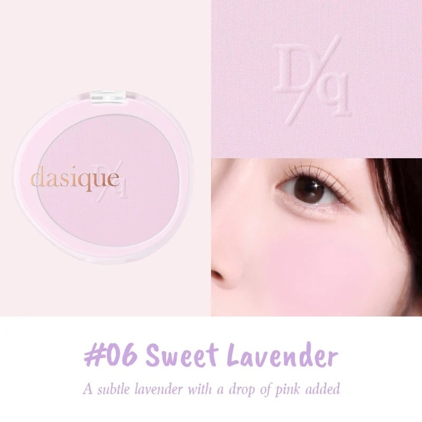 Má hồng DASIQUE soft blur cheek - #06 sweet lavender