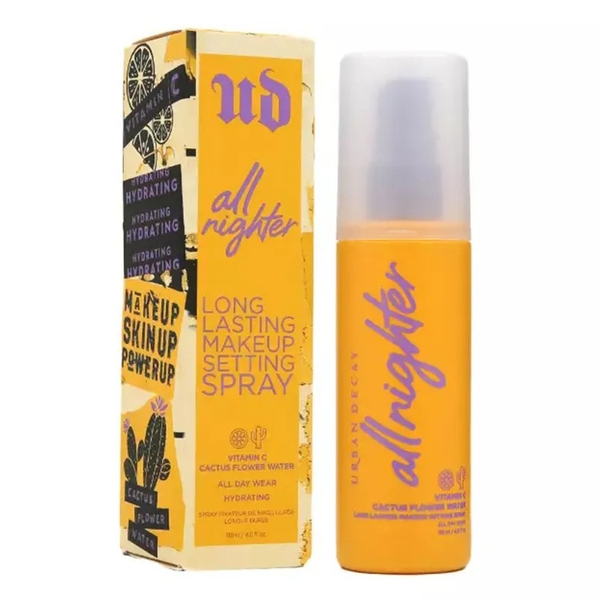 Xịt khoá nền URBAN DECAY all nighter long lasting vitaminC 118ml (vàng)