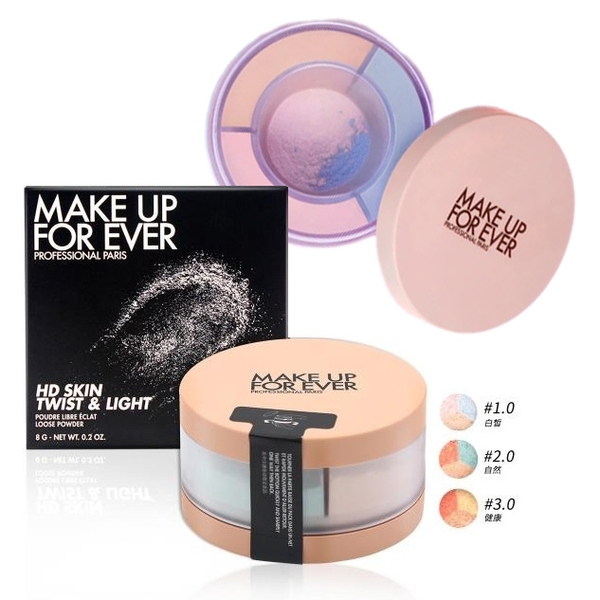 Phấn phủ MAKE UP for ever twist & light - 1.0 clair