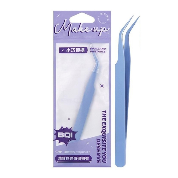 Nhíp đầu cong (túi xanh tím)