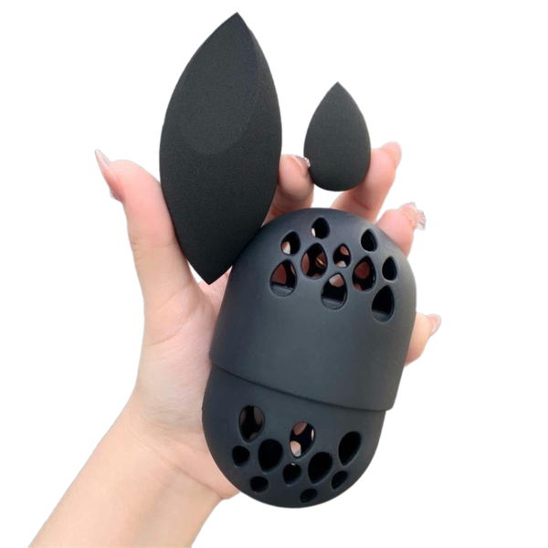 Mút tán nền DREAMER UMI (2 cục + hộp silicon) - mút đen