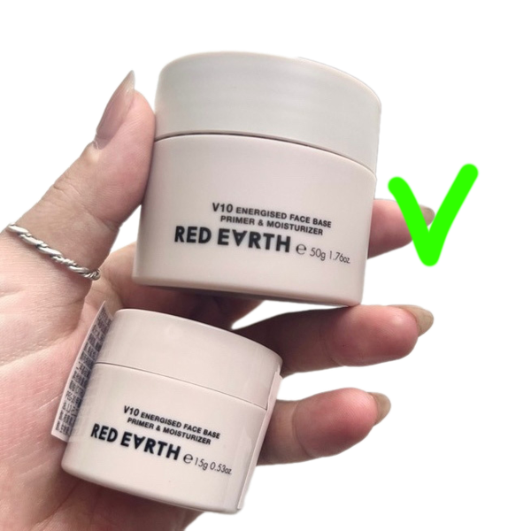 Kem lót RED EARTH v10 energising 50g (tách set ko hộp)