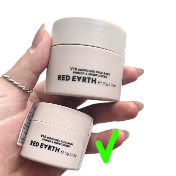 Kem lót RED EARTH v10 energising 15g (tách set ko hộp)