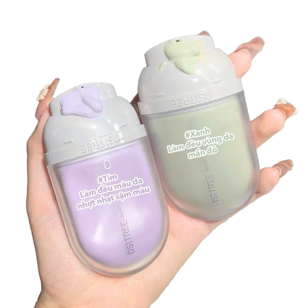 Kem lót OSITREE color correcting makeup base 32g - #1 tím
