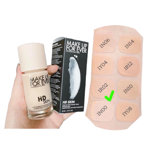 Kem nền MAKE UP for ever hd skin 30ml - 1R02