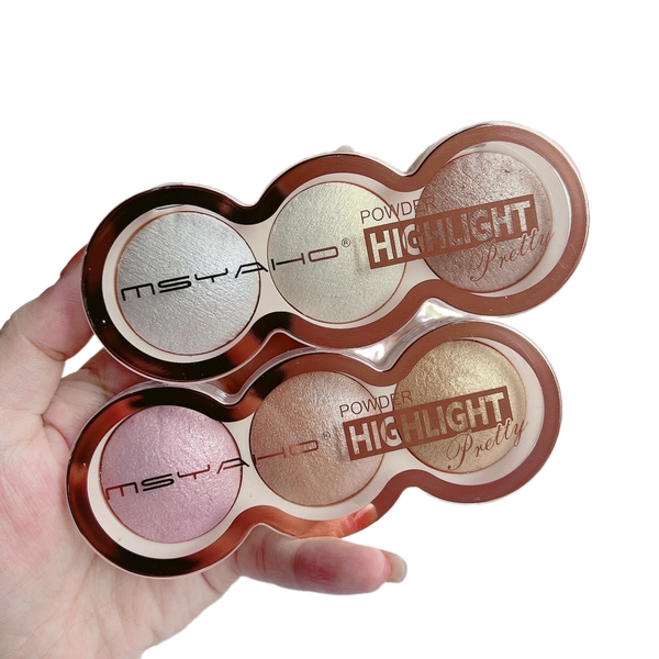 Bắt sáng MSYAHO highlight pretty (3 ô ngang) - #01