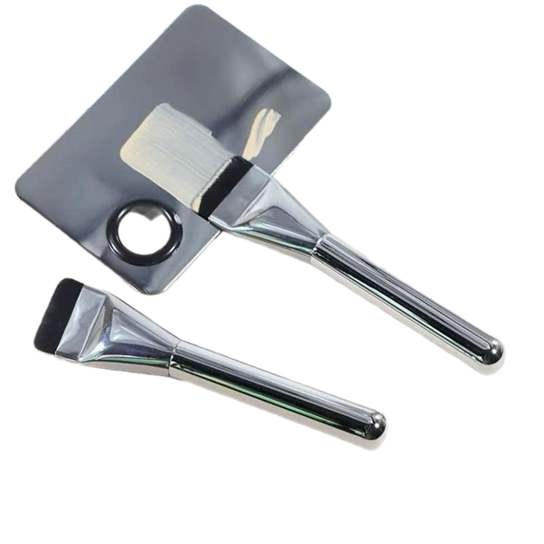 Cọ tán nền W cán bạc