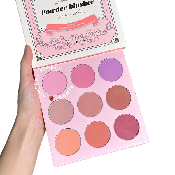 Má hồng MONA blush palette 9ô