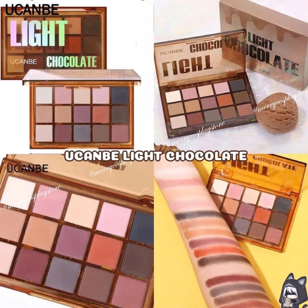 Phấn mắt UCANBE bảng 15 màu - #chocolate