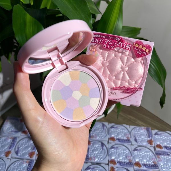 Phấn phủ CANMAKE marshmallow abloom -# 01 dearest bouquet (hộp hồng)