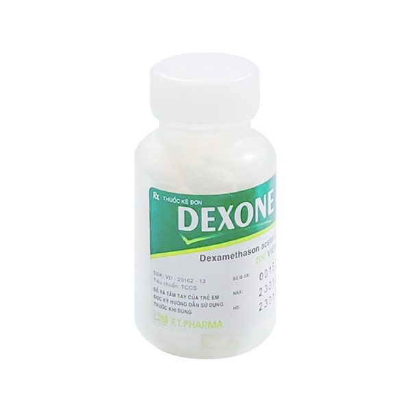 Thuốc Dexone dexamethason 0.5mg điều trị dị ứng trầm trọng, hen suyễn ...