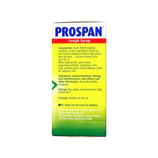 Siro Prospan điều trị ho, viêm phế quản (chai 100ml)