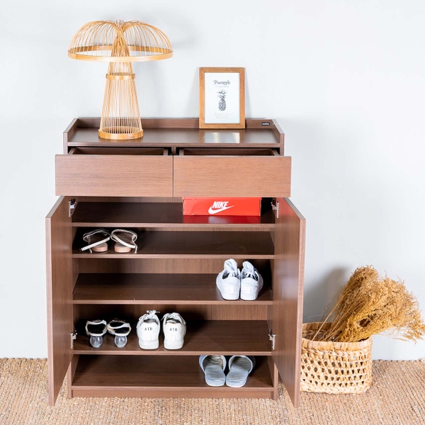 Tủ Giày – Tủ Trang Trí Gỗ VIENNA 204 | Gỗ CARB-P2, Thiết Kế Tối Ưu Không Gian | Decoraz.vn