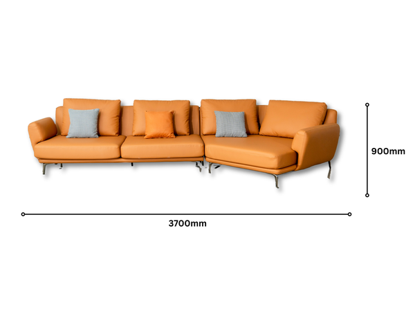 Bộ Sofa Da 2 Băng Góc Phải – Hiện Đại, Đẳng Cấp Cho Phòng Khách Sang Trọng | Decoraz.vn