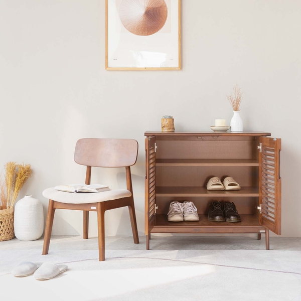 Tủ Giày - Tủ Trang Trí Gỗ Tràm VLINE 601 – Thiết Kế Hiện Đại, Chất Liệu Gỗ Cao Cấp | Decoraz.vn