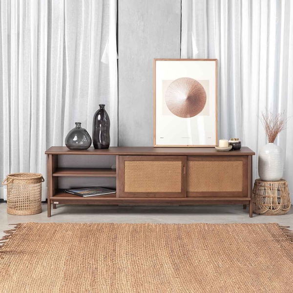 Tủ Kệ Tivi Gỗ Tràm VLINE 301 – Thiết Kế Hiện Đại, Ngăn Lắp Rộng Rãi | Decoraz.vn