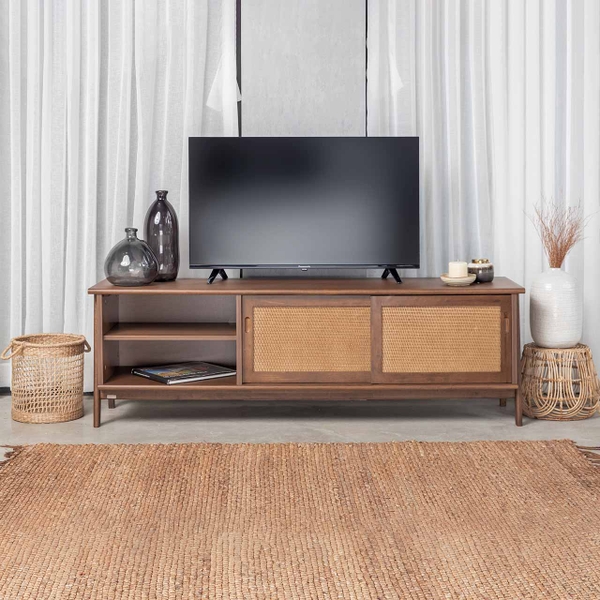 Tủ Kệ Tivi Gỗ Tràm VLINE 301 – Thiết Kế Hiện Đại, Ngăn Lắp Rộng Rãi | Decoraz.vn