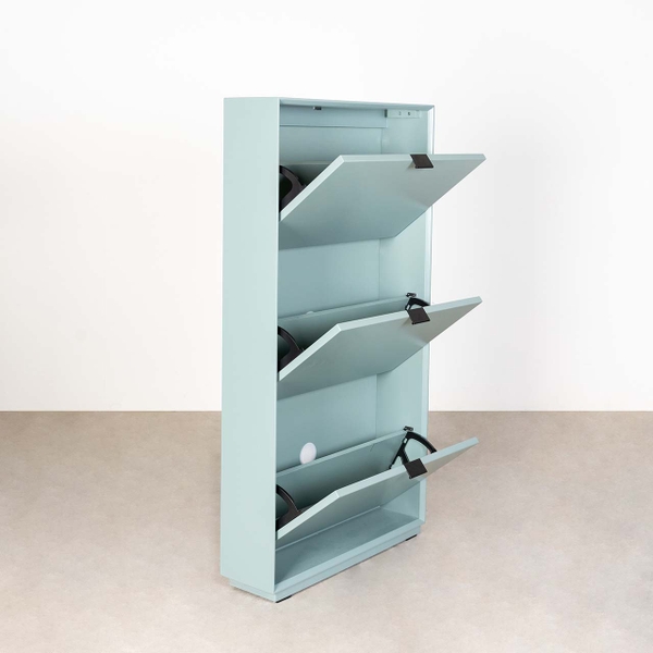 Tủ Giày 3 Ngăn Marcell – Màu Đá Xanh | Thiết Kế Thông Minh, Chất Liệu An Toàn | Decoraz.vn