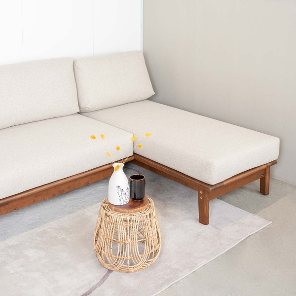 Vỏ Bọc Nệm Sofa VLINE Màu Be – Vải nhập khẩu, chống thấm & kháng bụi | Decoraz.vn
