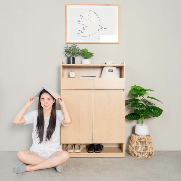 Tủ Giày – Tủ Trang Trí Gỗ VIENNA 203 | Thiết Kế Thanh Lịch & Đa Năng | Decoraz.vn