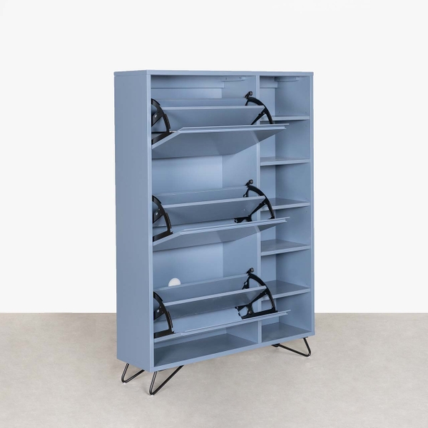 Tủ Giày Kệ Ngăn Không Cửa Elona – Thiết Kế Mở Tiện Dụng, Gỗ MDF CARB-B2 | Decoraz.vn