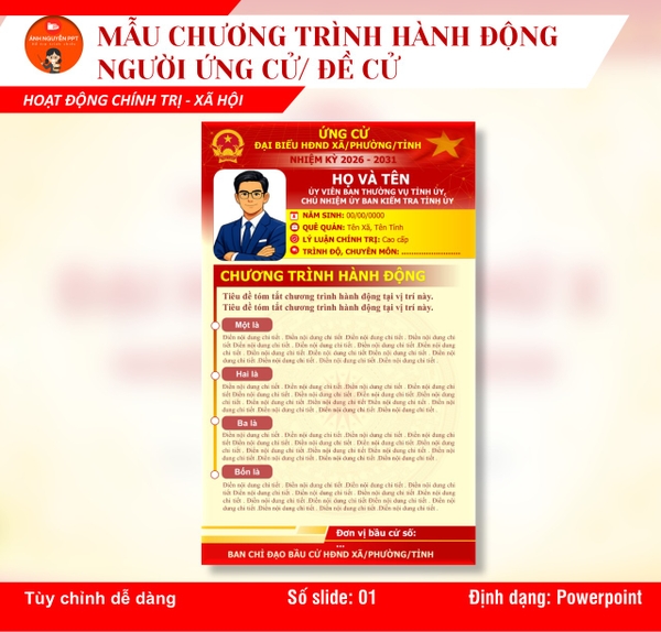 M11 - MẪU THÔNG TIN CHƯƠNG TRÌNH HÀNH ĐỘNG