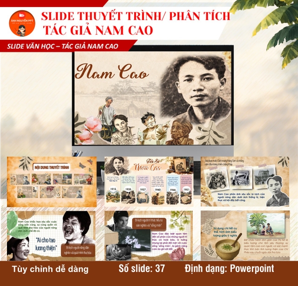 TG01 - SLIDE TÁC GIẢ NAM CAO