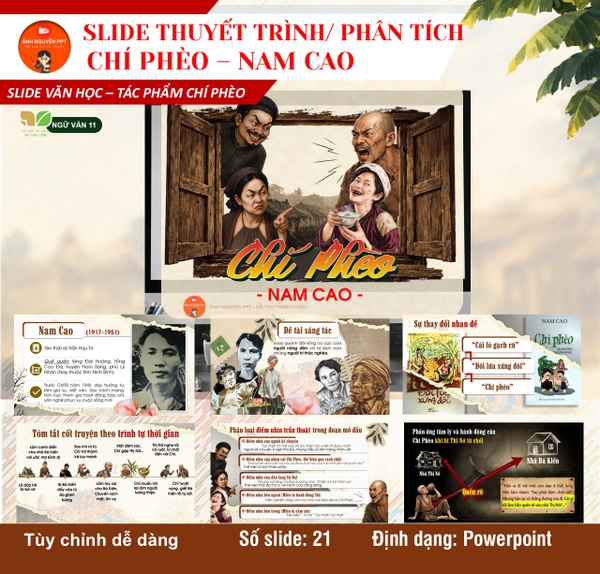TP01 - SLIDE THUYẾT TRÌNH/PHÂN TÍCH TÁC PHẨM CHÍ PHÈO