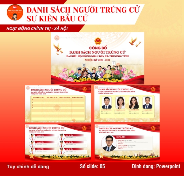 M15 - MẪU CÔNG BỐ DANH SÁCH TRÚNG CỬ