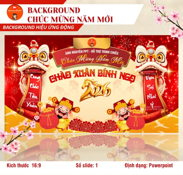 B16 - BACGROUNG CHÚC MỪNG NĂM MỚI