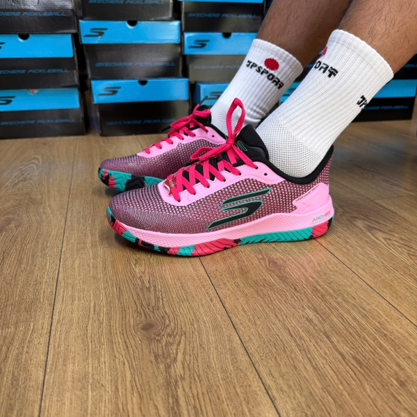 Giày Pickleball Nam Skechers Viper Court Pro 2.0 ‘Pink/Black’ 246109-PKBK