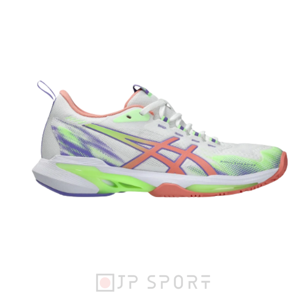 Giày Pickleball Asics Nữ Sonicsmash FF - 1042A311-100 - White/Guava