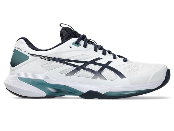 Giày tennis/pickleball ASICS SOLUTION SPEED FF4 nam WHITE/MIDNIGHT