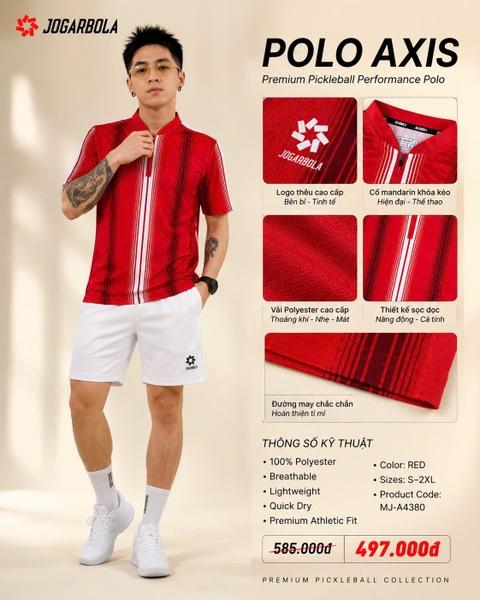 Áo Polo Thể Thao Jogarbola Axis