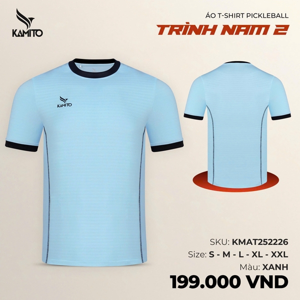 ÁO KAMITO T-SHIRT PICKLEBALL TRÌNH NAM 2